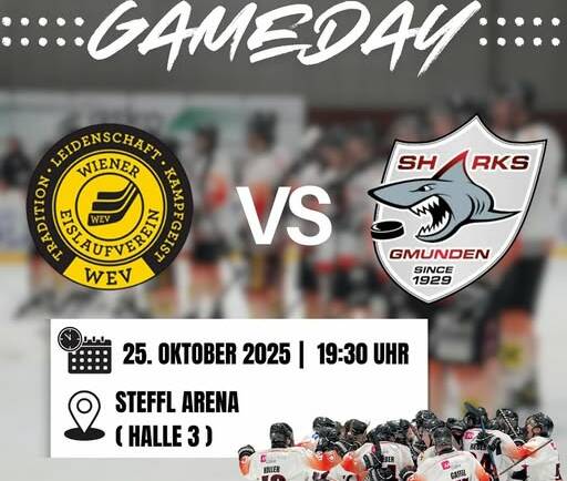 Spitzenspiel in Wien: WEV vs. CAM4DENT Sharks