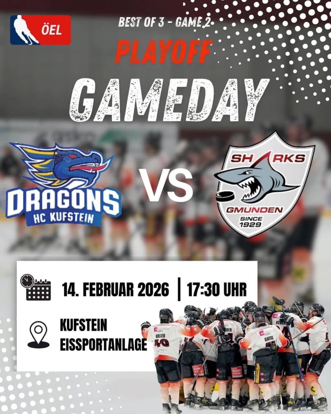Sharks wollen in Kufstein zurückschlagen – Entscheidungsspiel in Kufstein